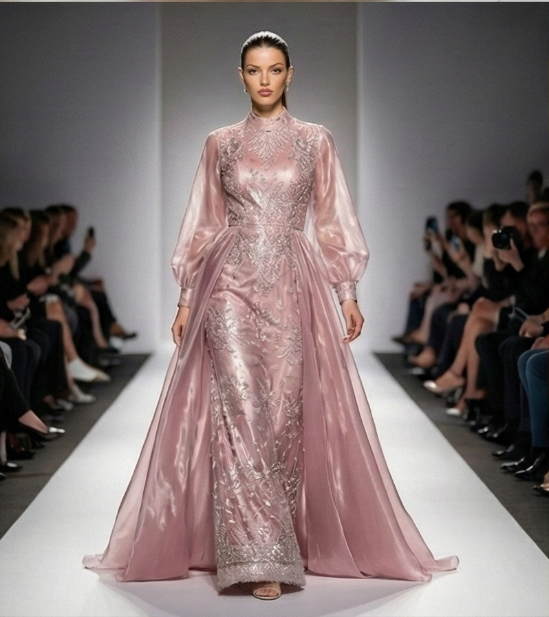 LEAPROANS Sheesha Silk Maxi — Elegance Redefined